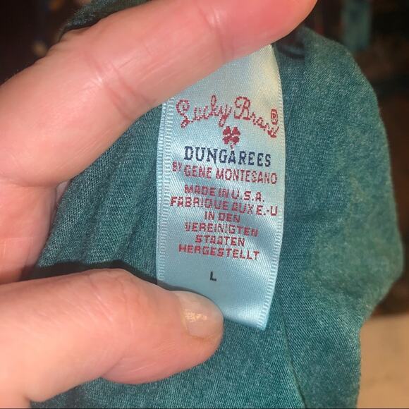 LUCKY BRAND BUDDHA 3/4 SLEEVE YOGA TEE BOHO HIPPIE - Picture 8 of 8